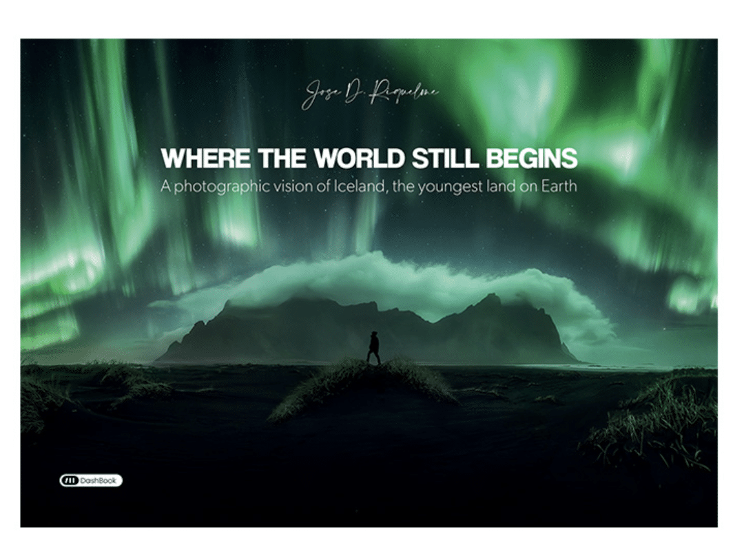 Where the world still begins — book cover by José D. Riquelme
